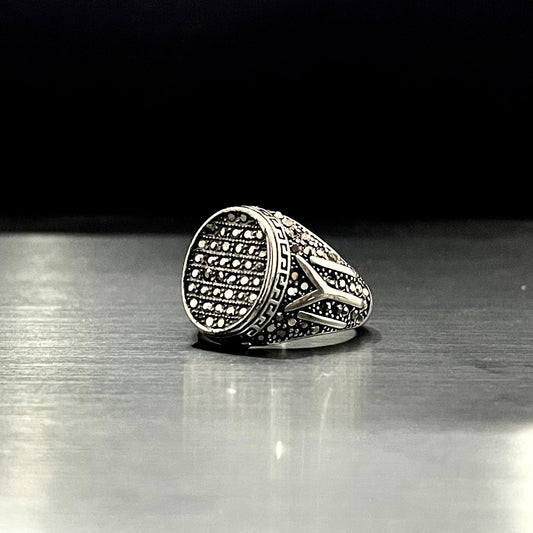 Cubical Zircon Round Ring